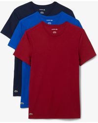 Lacoste - 3Pck Slm T - Lyst