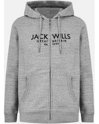 Jack Wills - Pinebrook Graphic Zip Hoodie - Lyst