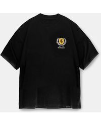Represent - Crest Cotton Graphic Short Sleeve Oversized T-Shirts - Lyst