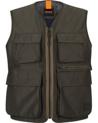 BOSS - Onslow Sleeveless Gilet - Lyst