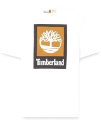Timberland - Stack Logo Cotton Short-Sleeve T-Shirt - Lyst