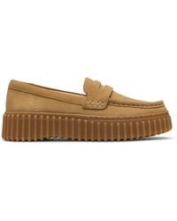 Clarks - Torhill Penny Leather Loafers - Lyst