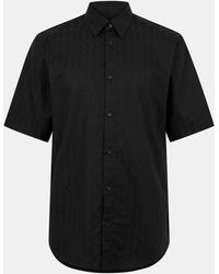 ARMANI EXCHANGE - Short-Sleeve Plain Shirt - Lyst