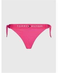 Tommy Hilfiger - Original Side Tie Cheeky Bikini Bottoms - Lyst