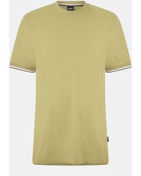 BOSS - Thompson Cotton Short Sleeve Crew Neck T-Shirt - Lyst