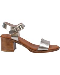 Hush Puppies - Gabby Leather Heeled Sandals - Lyst