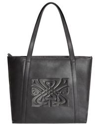 Biba - Leather Logo Tote Bag - Lyst