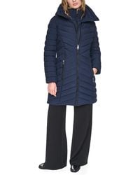 DKNY - Sienna Double-Zip Quilted Medium Puffer Jacket - Lyst