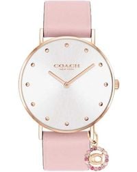 COACH - Plated Stainless Steel Fashion Analogue Quartz Watch - Lyst