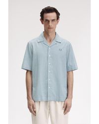 Fred Perry - Gingham Short Sleeve Shirt - Lyst