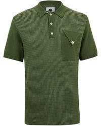 Pretty Green - Roxy Knitted Short-Sleeve Polo Shirt - Lyst
