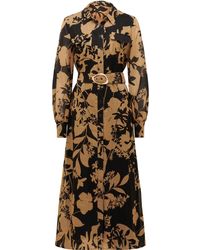 Forever New - Janie Printed Shirt Midi Dress - Lyst