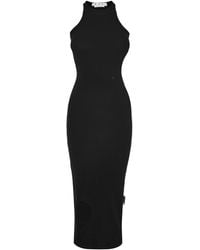 Off-White c/o Virgil Abloh - Off Off Ribbed Dress - Lyst