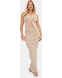 I Saw It First - Knitted Top And Maxi Skirt Set - Lyst