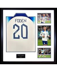 The Fan Cave - Phil Foden Signed England Shirt Elite Frame - Lyst
