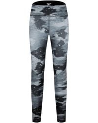 Reebok - Workout Ready Camo Print Gym Legging - Lyst