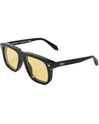 Off-White c/o Virgil Abloh - Oeri14 Clearwater Round Sunglasses - Lyst