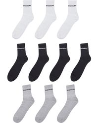 Donnay - 10 Pack Quarter Socks Plus Size 12 - Lyst