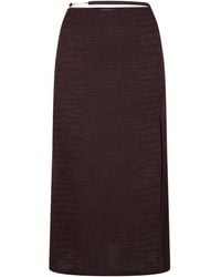 Jacquemus - Jupe Notte Midi Skirt - Lyst