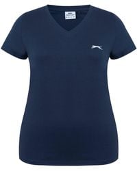 Slazenger 1881 - Ladies V Neck Tee Shirt - Lyst
