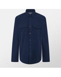 Original Penguin - Long Sleeve Twill Overshirt - Lyst