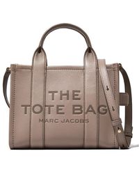 Marc Jacobs - Beige The Tote Bag Small Leather Bag - Lyst