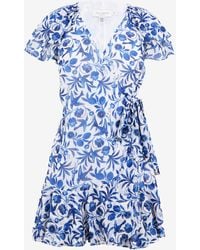 Ted Baker - Floral Crew Mini Dress - Lyst