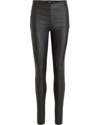 Object - Coated Leggings - Lyst