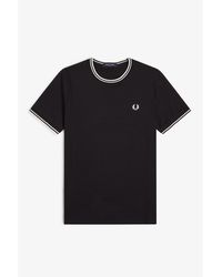 Fred Perry - Twin Tipped T-Shirt - Lyst