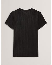 Ted Baker - Metallic Slim Fit T-Shirt - Lyst