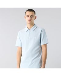 Pretty Green - Islington Zipped Short-Sleeve Polo Shirt - Lyst