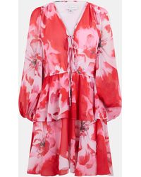 Ted Baker - Leyna Tie-Fastened Mini Dress - Lyst