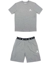 Money - Lounger Elasticated Short Twin Set - Lyst