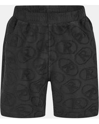 Represent - Rep All-Over Towel Fabric Shorts - Lyst