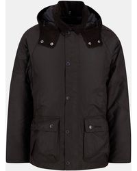 Barbour - Modern Beaufort Quilted Hooded Full Zip Wax Jacket - Lyst