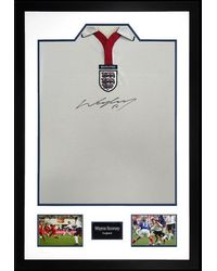 The Fan Cave - Wayne Rooney Signed England Shirt Premium Frame - Lyst