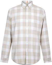 BOSS - Check Shirt, Eye-Catching Print - Lyst