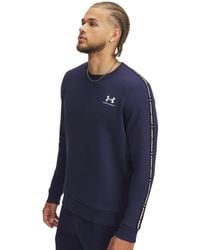Under Armour - Icon Fleece Taping Sweatshirt - Lyst