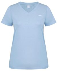 Slazenger 1881 - Ladies V Neck Tee Shirt - Lyst