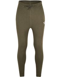Reebok - Identity Fleece Closed Hem Joggers - Lyst