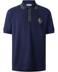 Lacoste - Tipped Cotton Short-Sleeve Polo Shirt - Lyst