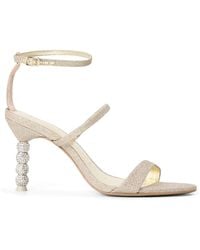 Sophia Webster - Rosalind 85 Satin Heeled Sandals - Lyst