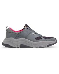 BOSS - Asher Runners Casual Low-Top Trainers - Lyst