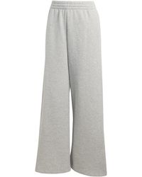 adidas - Glitter Closed Hem Fleece Joggers - Lyst