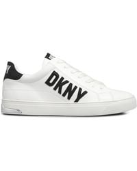 DKNY - Adira Lace Up Low-Top Trainers - Lyst