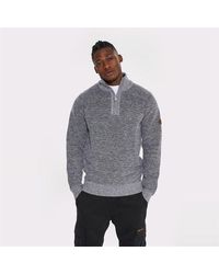 Bench - Quarter Zip Knitted Top - Lyst