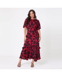 Be You - You Floral Midi Dress - Lyst