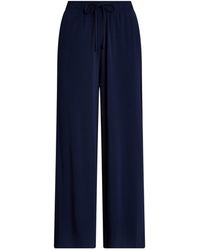 Polo Ralph Lauren - Stretch Jersey Wide Leg Trousers - Lyst