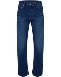 Off-White c/o Virgil Abloh - Zip Skate Mid Rise Straight Leg Jeans - Lyst