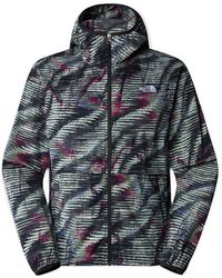 The North Face - M Tnf Easy Wind Fz Jacket Tnf Black - Lyst